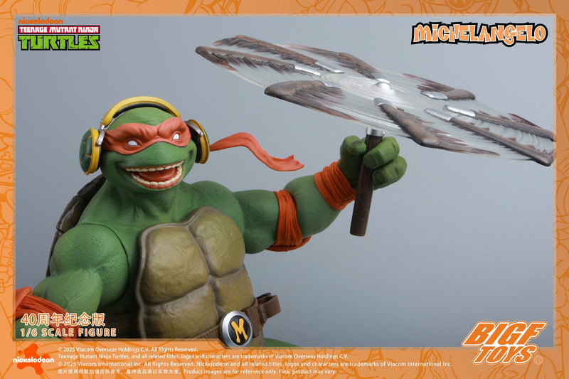 [PREORDER] BIGF Toys Michelangelo TMNT 40th Anniversary 1/6 Scale Figure