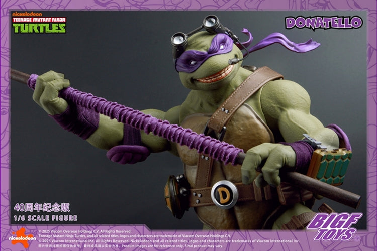 [PREORDER] BIGF Toys Donatello 40th Anniversary 1/6 Scale Figure