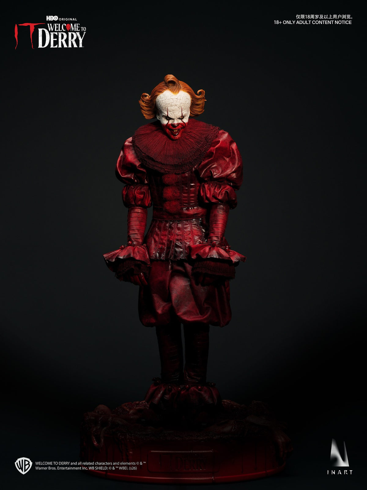 [PREORDER] INART Pennywise (Bloody Version) 1/6 Collectible Figure - IT: Welcome to Derry