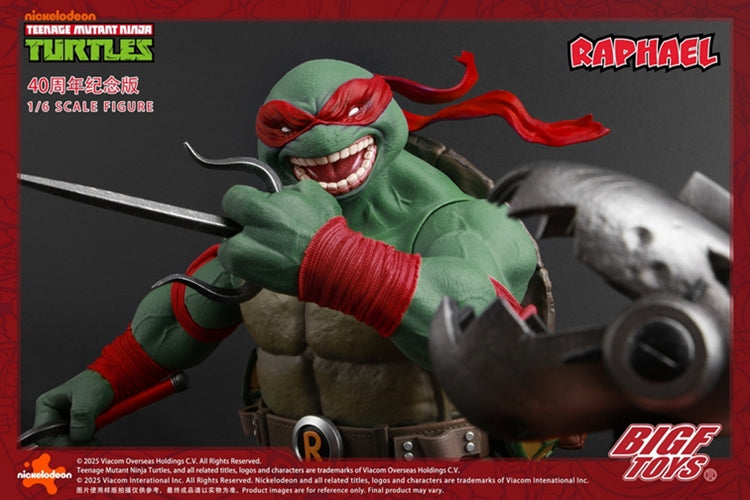 [PREORDER] BIGF Toys Raphael 40th Anniversary 1/6 Scale Figure