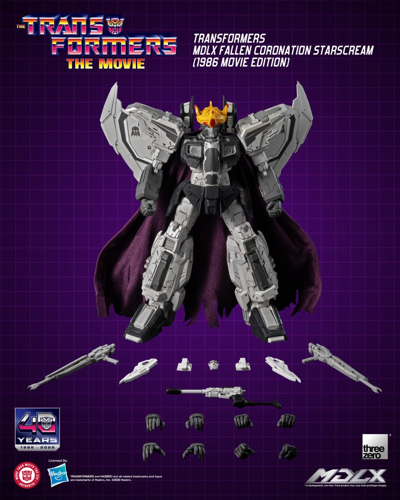 [PREORDER] MDLX Fallen Coronation Starscream (1986 Movie Edition) - Transformers