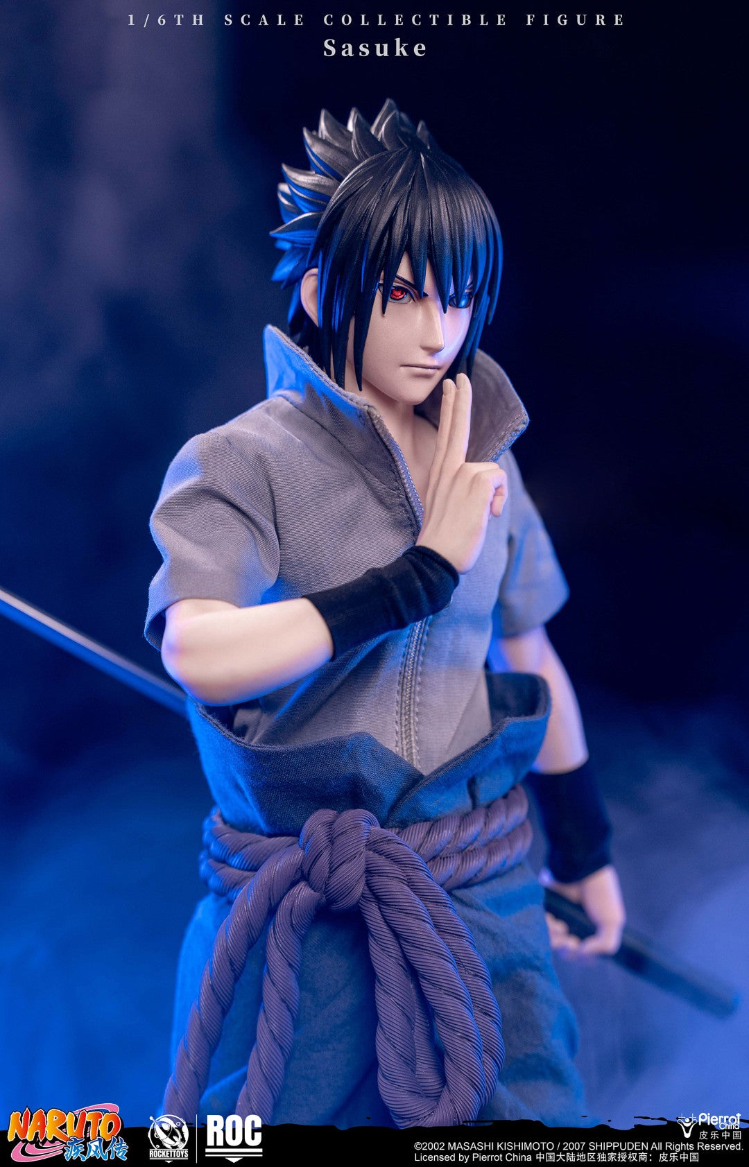 [PREORDER] ROCKET TOYS Sasuke Uchiha 1/6 Scale Action Figure