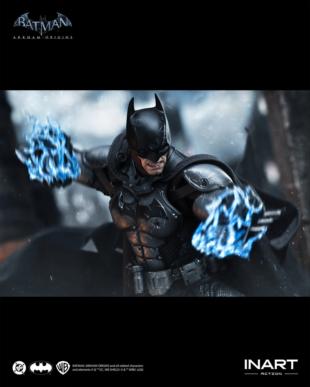 [PREORDER] INART Action Batman: Arkham Origins (Battle Damaged Version)