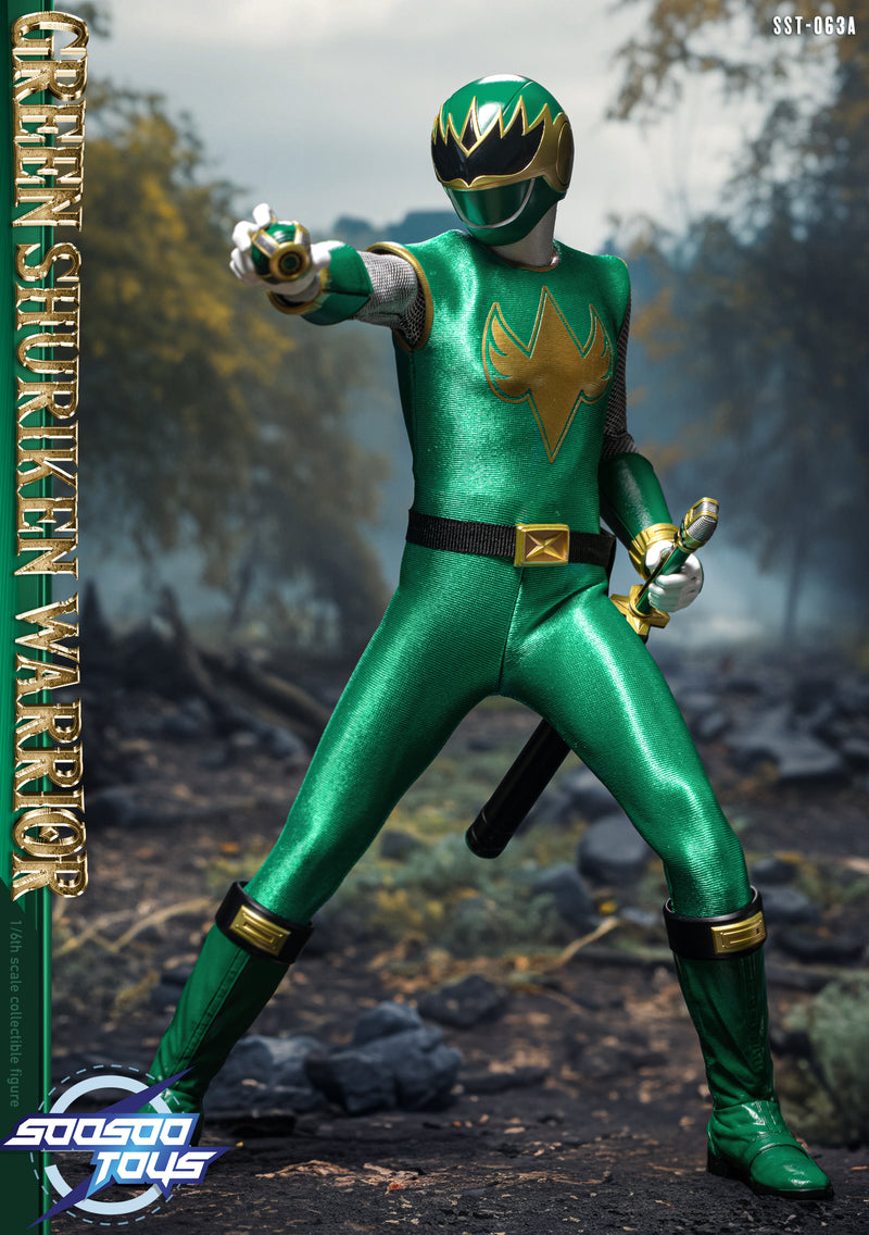 [PREORDER] SST063A Green Shuriken Warrior 1/6 Scale Action Figure