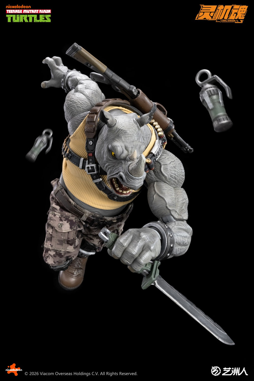 LINGJIHUN Ninja Turtles Series Rocksteady