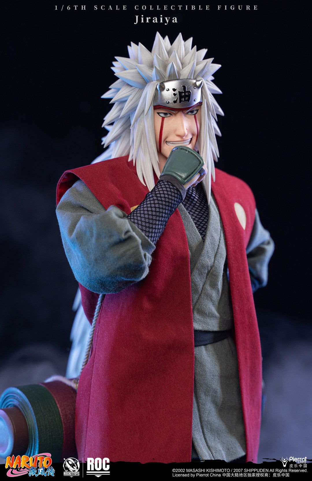 [PREORDER] ROCKET TOYS Jiraiya - Naruto 1/6 Scale Action Figure