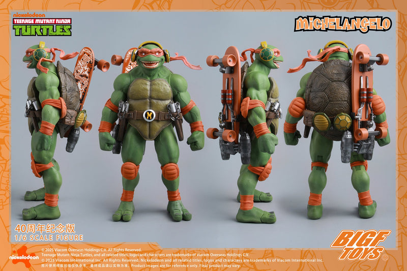 [PREORDER] BIGF Toys Michelangelo TMNT 40th Anniversary 1/6 Scale Figure