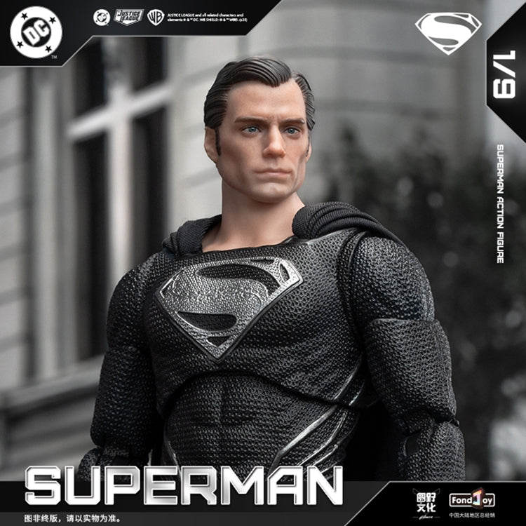 [PREORDER] FondJoy DC1026 Black Superman 2.0 (1/9 Scale Action Figure)