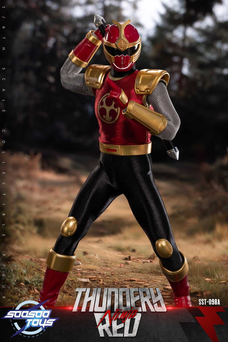 Soosootoys SST098 Thundery Red & Blue Ninja 1/6 Action Figure Set