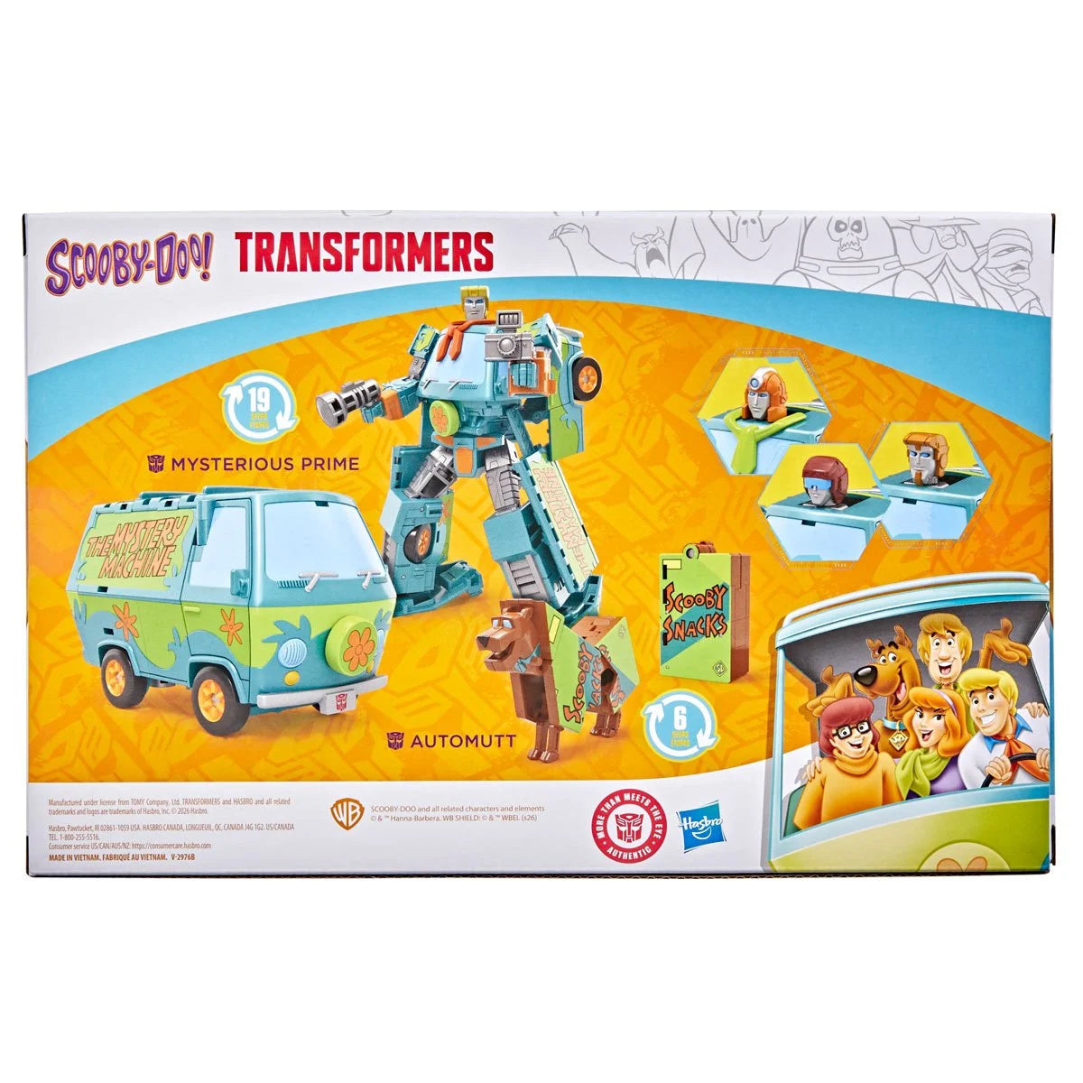 [PREORDER] Mysterious Prime & Automutt Set - Transformers x Scooby Doo