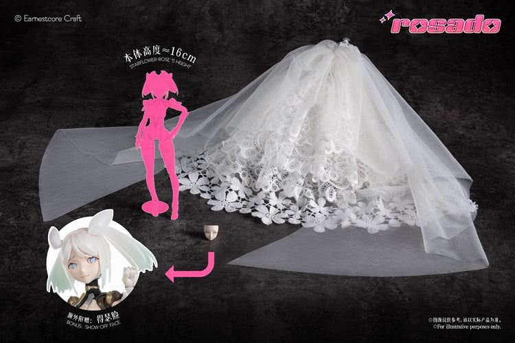 [PREORDER] Rosado Starflower Rose 1/10 Figure - Earnestcore Craft