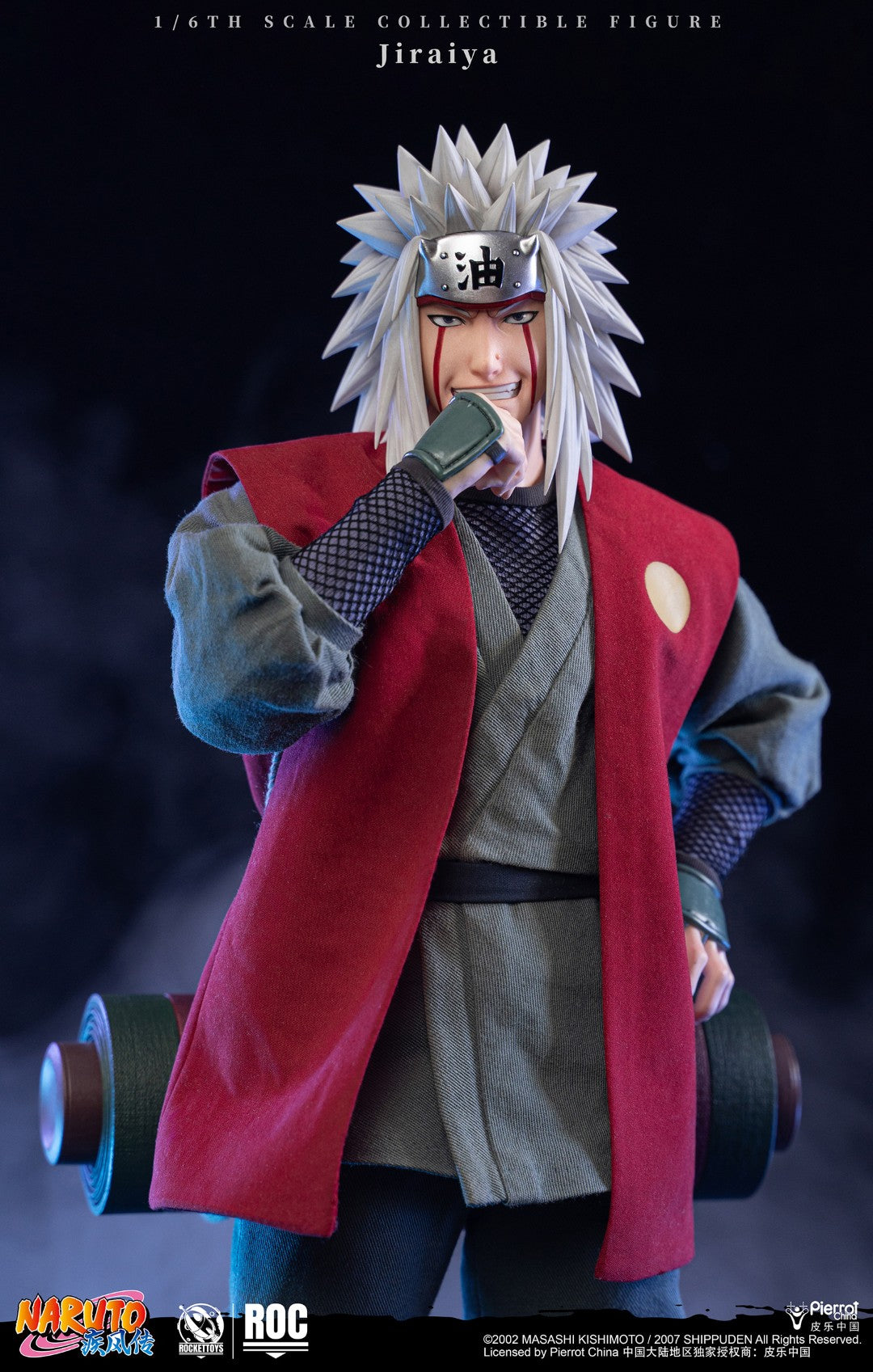 [PREORDER] ROCKET TOYS Jiraiya - Naruto 1/6 Scale Action Figure