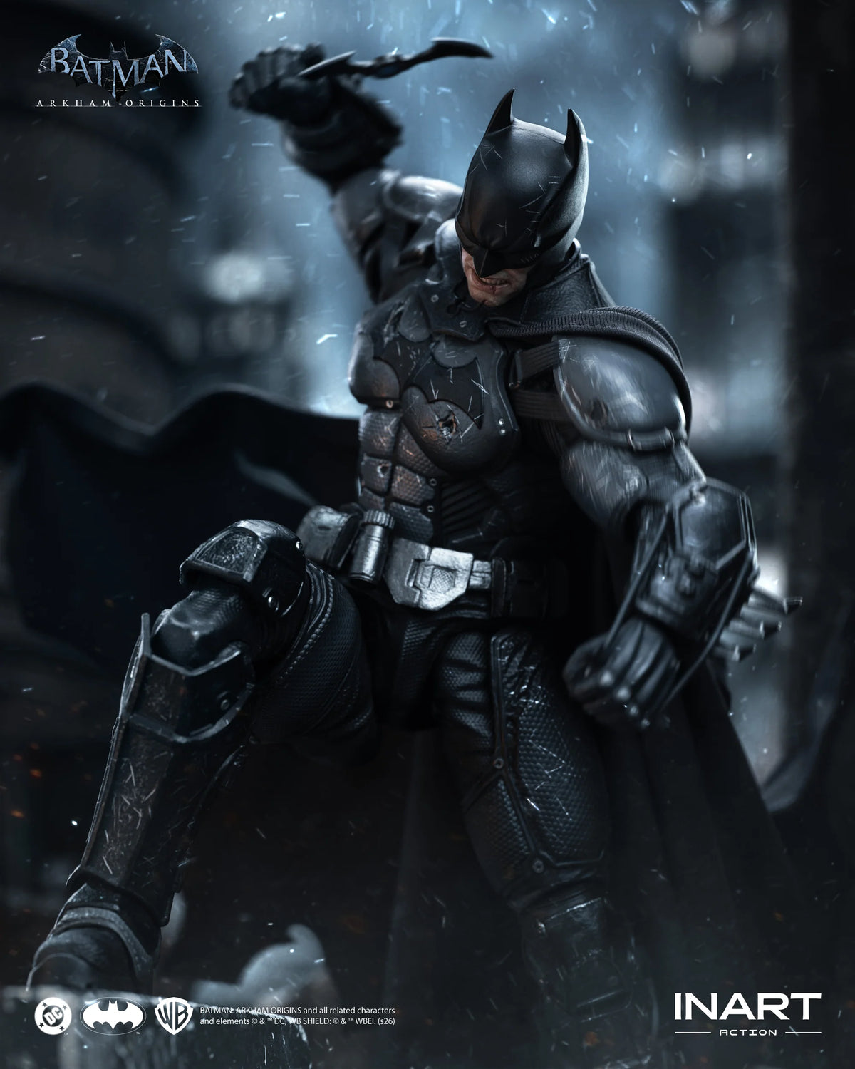 INART Action Batman: Arkham Origins (Battle Damaged Version) INART Action Batman: Arkham Origins (Battle Damaged Version)