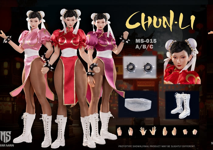 ma-chan Star Man MS-015C Chun-Li (Purple Cheongsam)