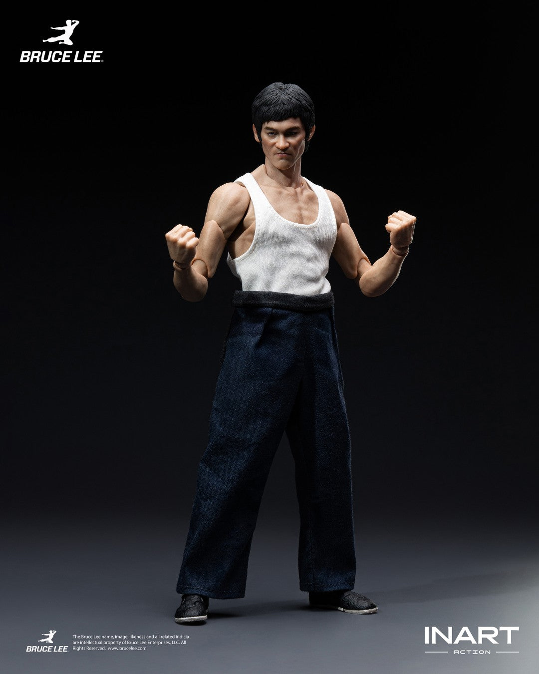 [PREORDER] INART Action Bruce Lee (Kung Fu Outfit) 1/12 Action Figure