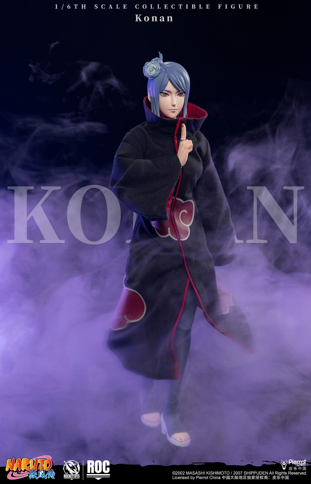 [PREORDER] ROCKET TOYS Konan Xiaonan - Naruto 1/6 Scale Action Figure