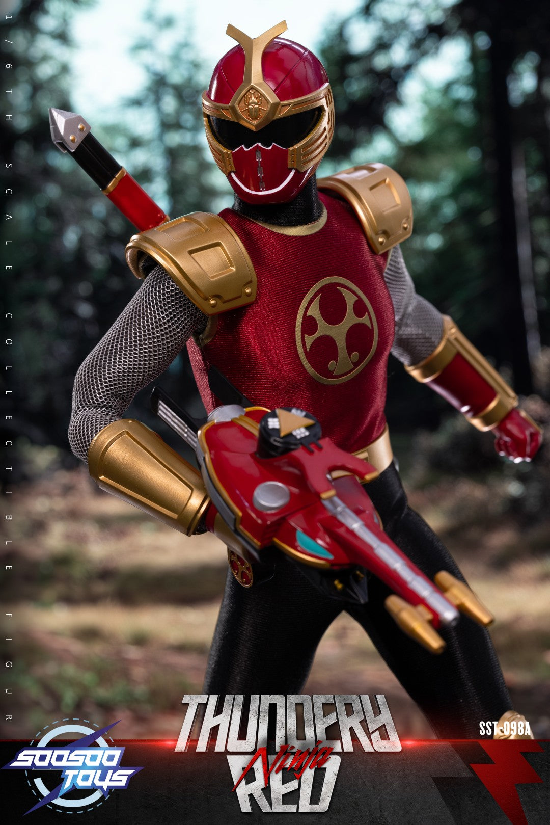 [PREORDER] Soosootoys SST098 Thundery Red & Blue Ninja 1/6 Action Figure Set