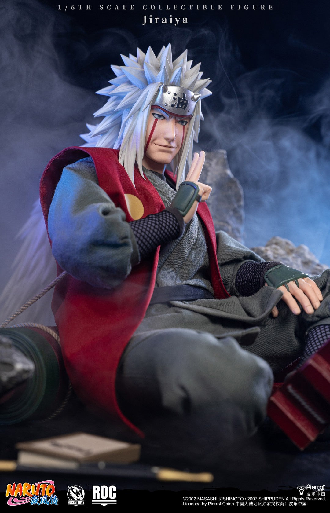 [PREORDER] ROCKET TOYS Jiraiya - Naruto 1/6 Scale Action Figure