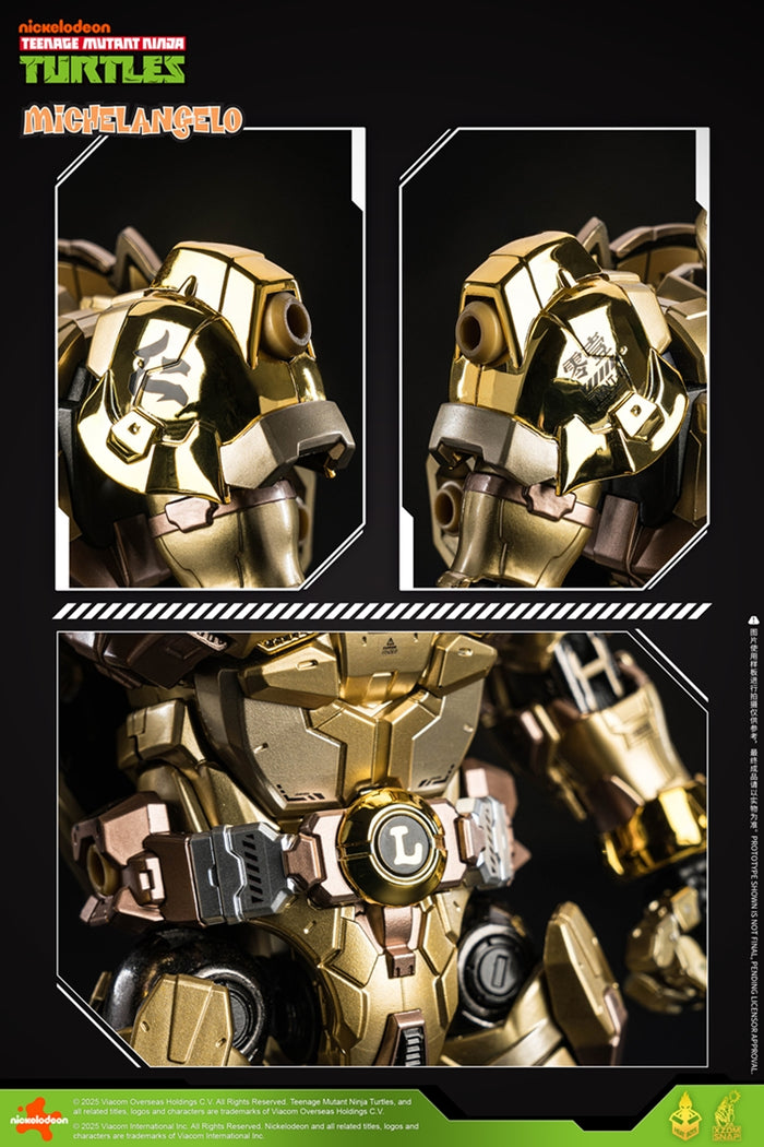 レオナルド・デブプリオ Heatboys TMNT HB0091 Leonardo Mecha - Golden Ver