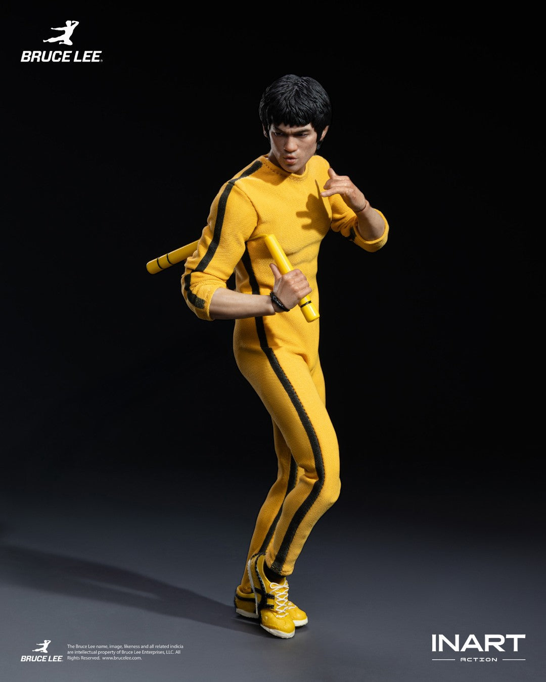 [PREORDER] INART Action Bruce Lee (Yellow Jumpsuit) 1/12 Action Figure