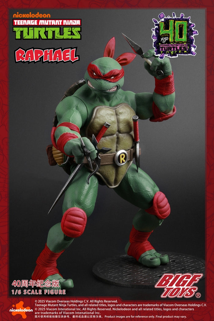 BIGF Toys Raphael 40th Anniversary 1/6 Scale Figure