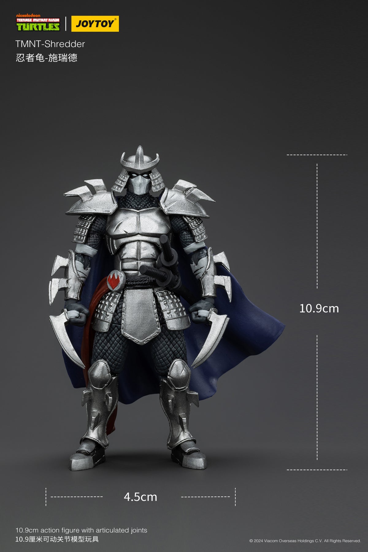 [PREORDER] JoyToy TMNT Shredder 1/18 Scale Figure