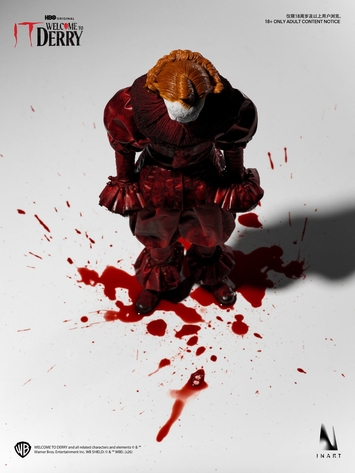 [PREORDER] INART Pennywise (Bloody Version) 1/6 Collectible Figure - IT: Welcome to Derry