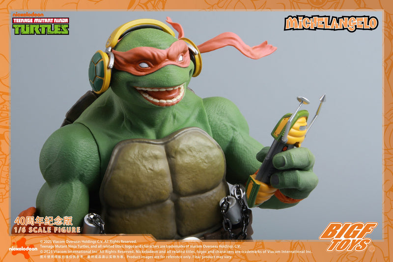 [PREORDER] BIGF Toys Michelangelo TMNT 40th Anniversary 1/6 Scale Figure