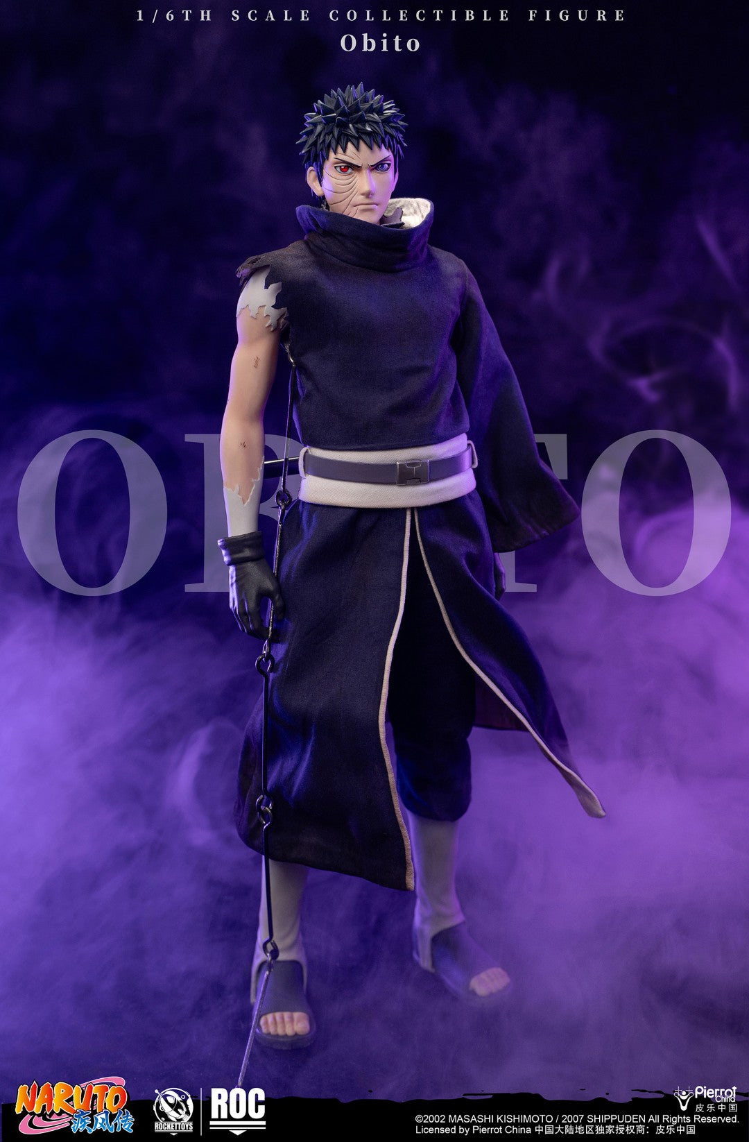 [PREORDER] ROCKET TOYS Obito Uchiha - Naruto 1/6 Scale Action Figure