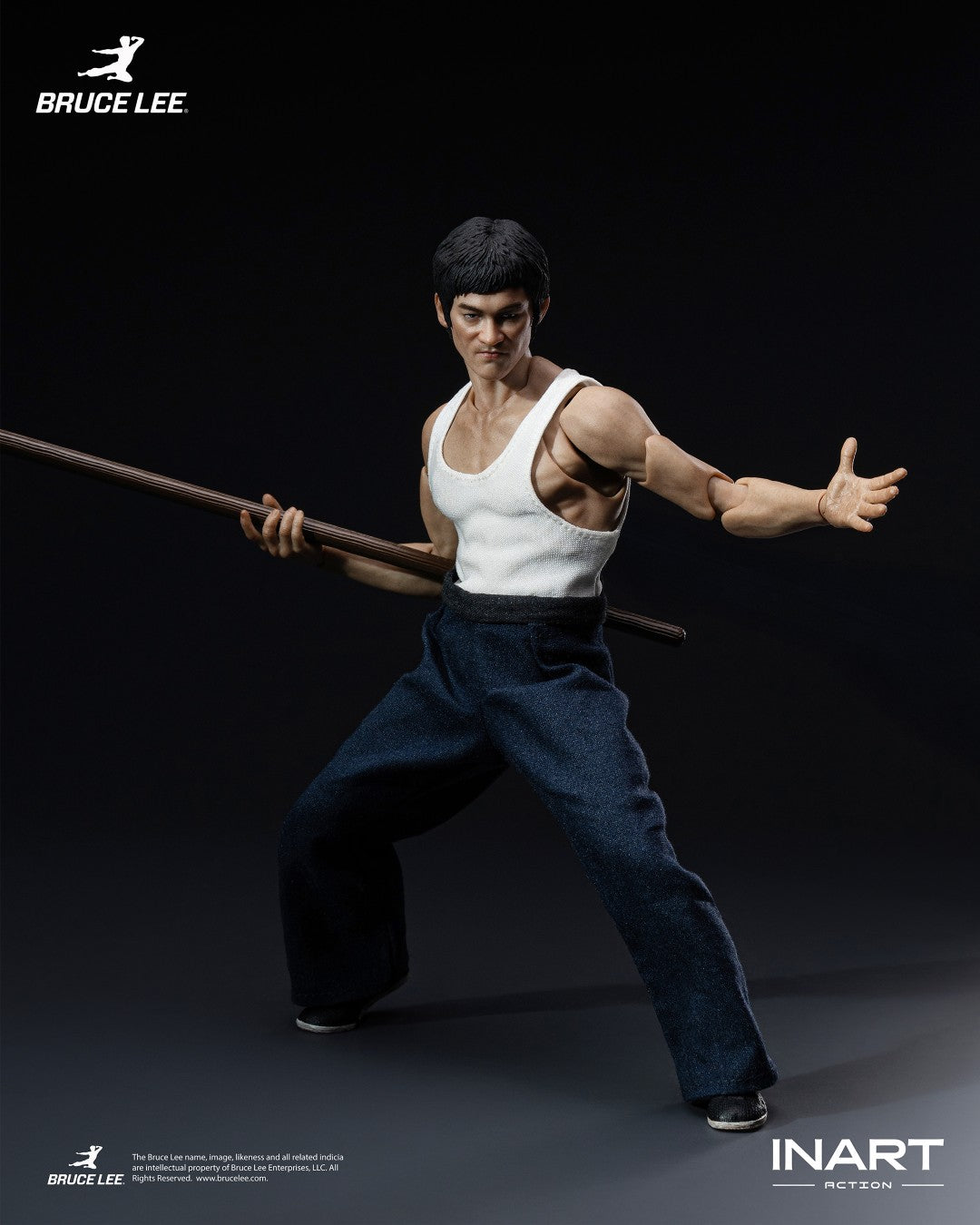 [PREORDER] INART Action Bruce Lee (Kung Fu Outfit) 1/12 Action Figure