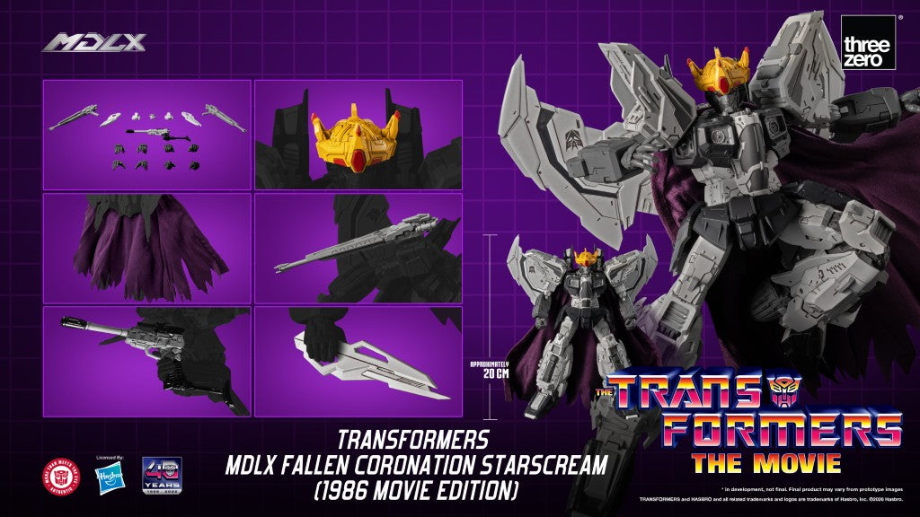 [PREORDER] MDLX Fallen Coronation Starscream (1986 Movie Edition) - Transformers