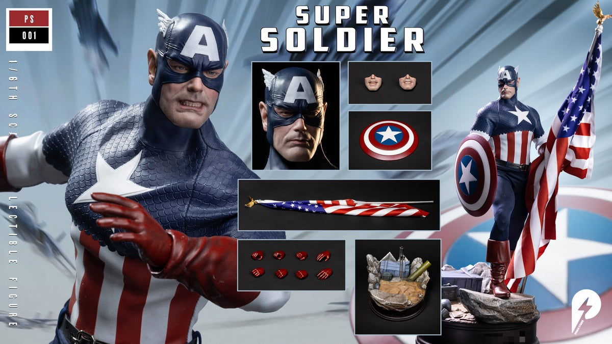 [PREORDER] Power Studio PS-001 Super Soldier 1/6 Scale Action Figure