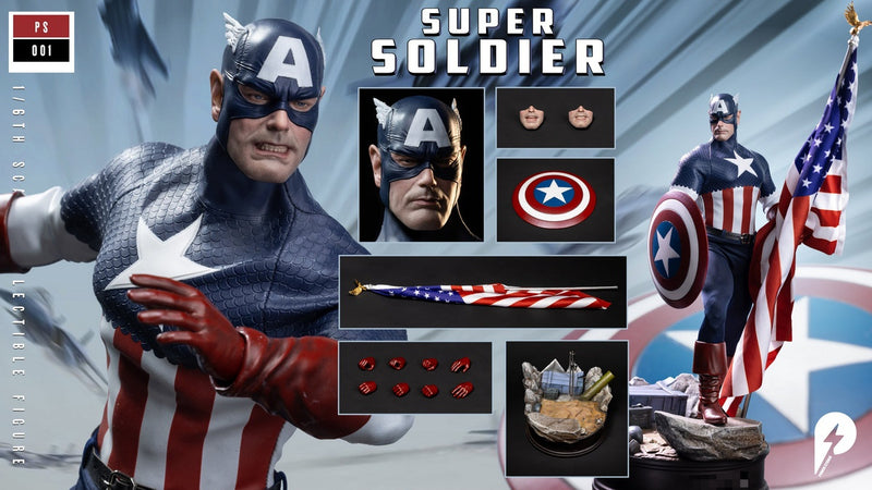 [PREORDER] Power Studio PS-001 Super Soldier 1/6 Scale Action Figure