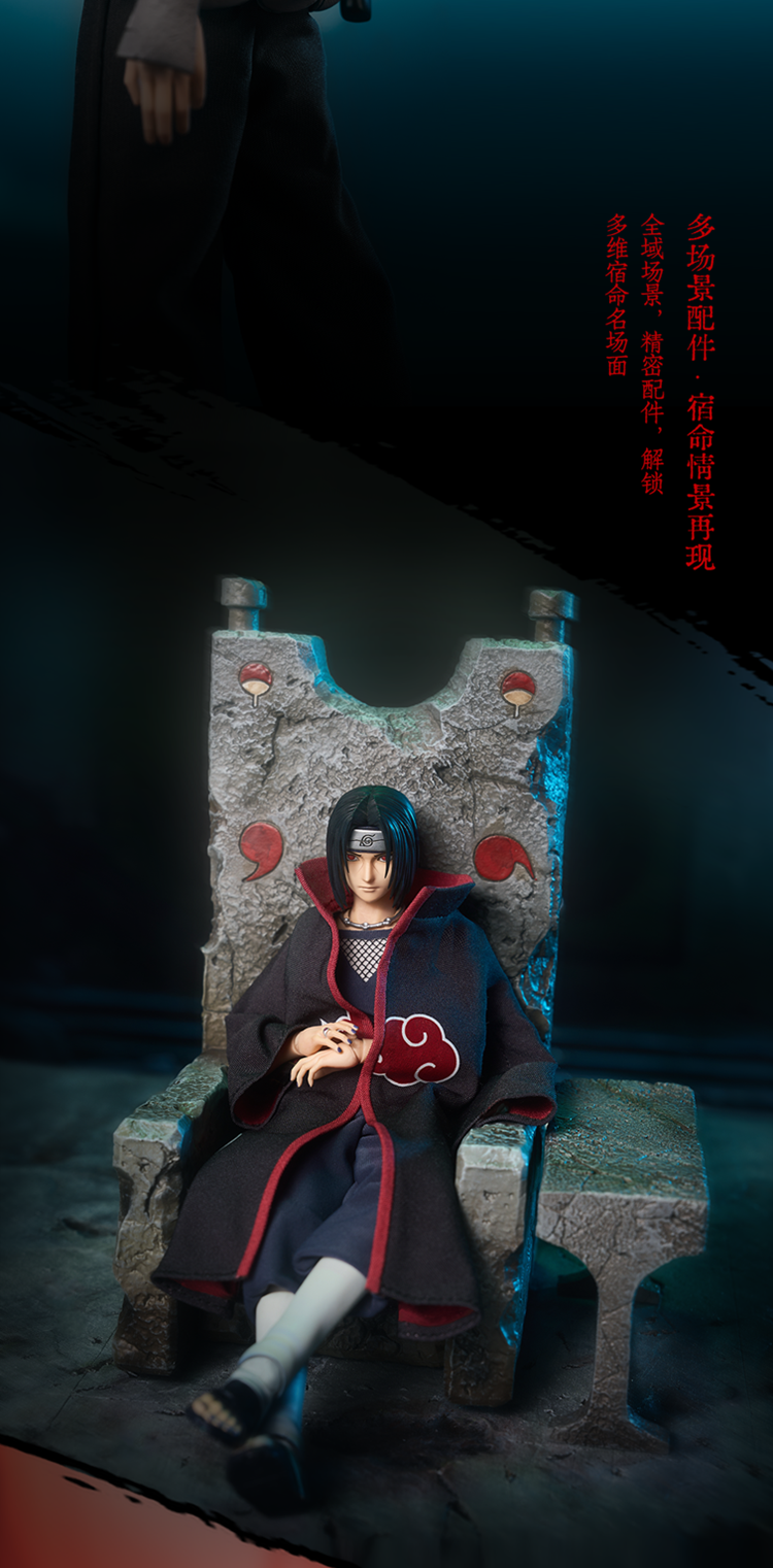 [PREORDER] UNiQUE ART Itachi Uchiha 1/12 Scale Action Figure (Play Version)