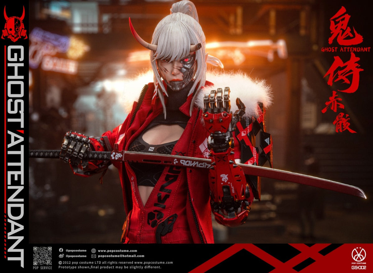 [PREORDER] POPCOSTUME GS-002 Ghost Attendant Red Remains 1/6 Action Figure