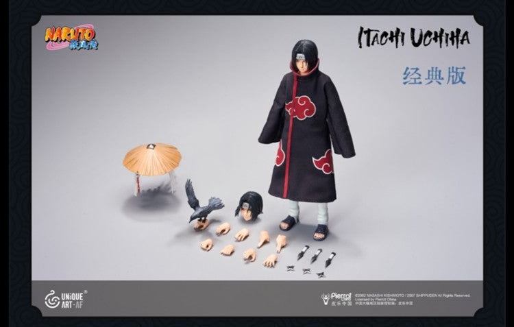 [PREORDER] UNiQUE ART Itachi Uchiha 1/12 Scale Action Figure (Standard Version)
