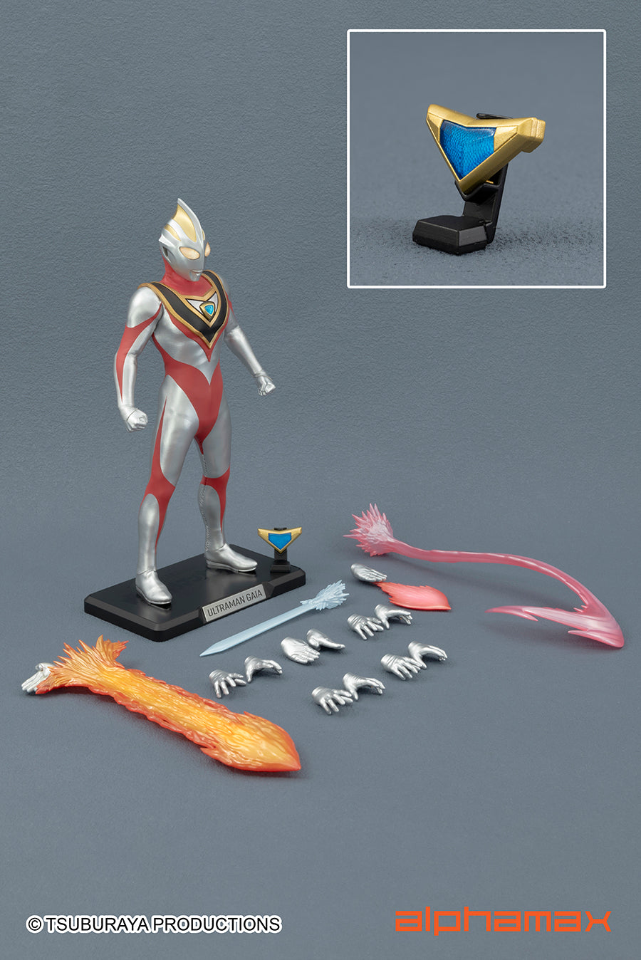 Alpha Max Man Alphamax Ultraman Gaia Action Figure
