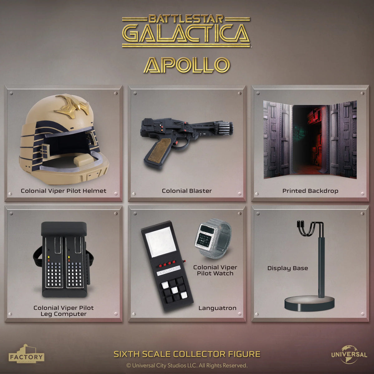 [PREORDER] Captain Apollo - Battlestar Galactica Sixth Scale Figure