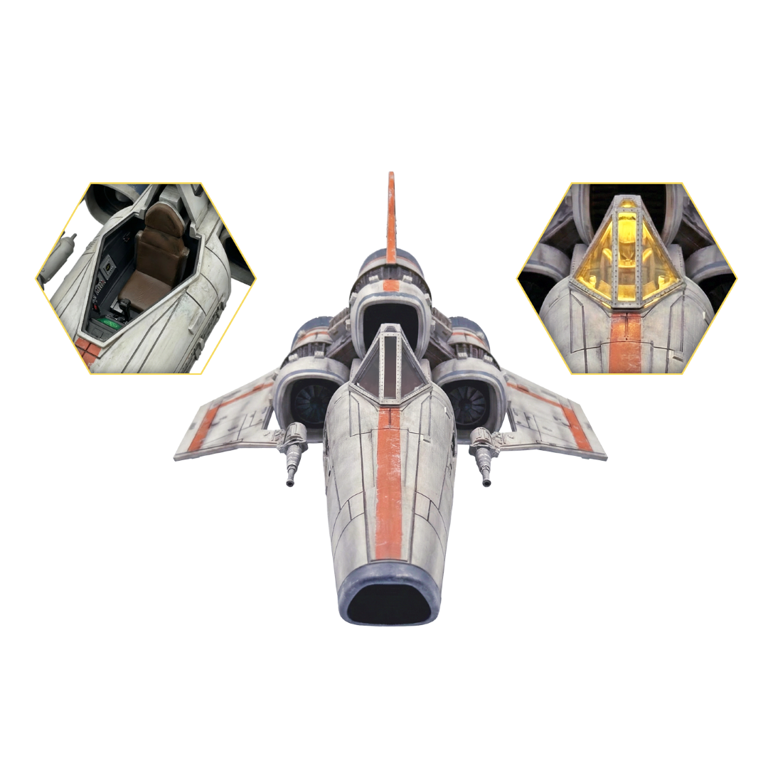 [PREORDER] Colonial Viper MkI Electronic Vehicle & Pilot Set - Battlestar Galactica