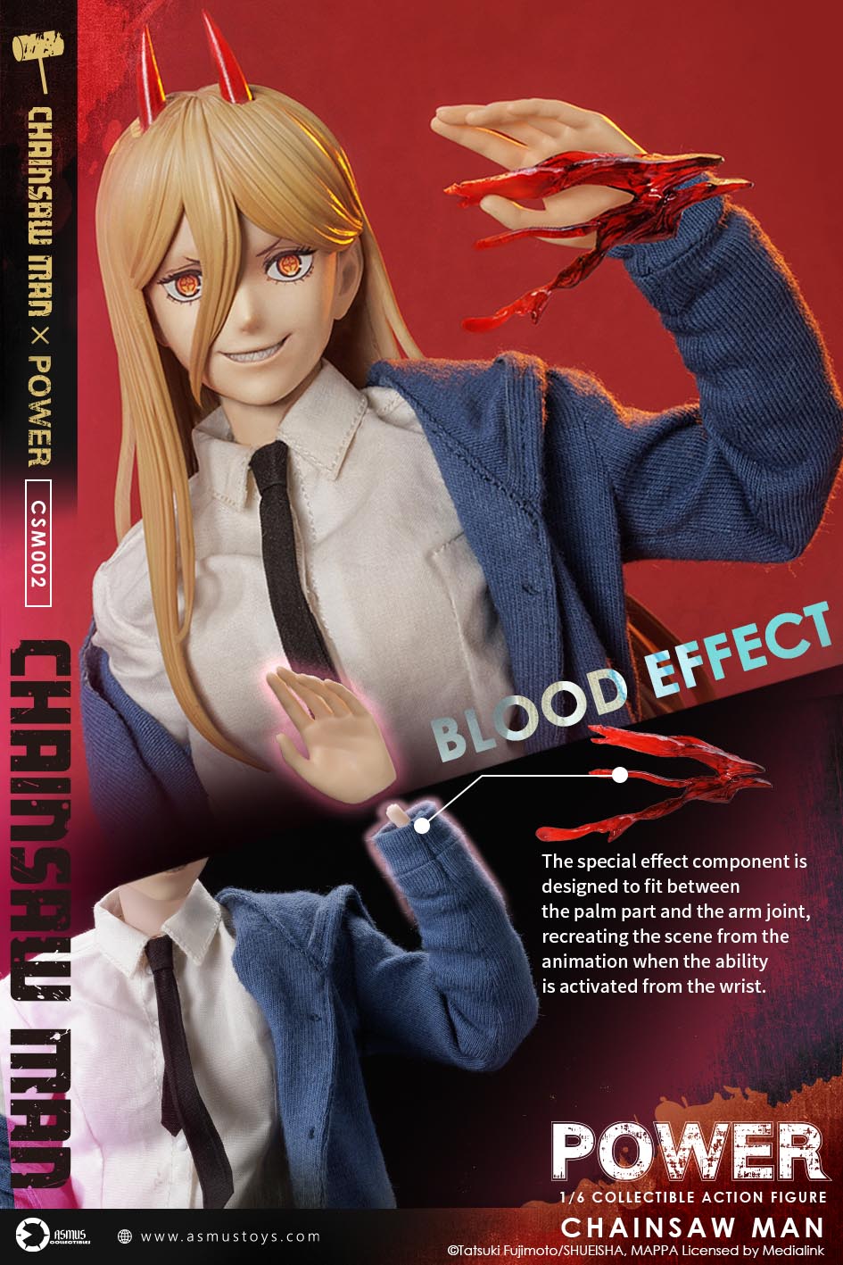 [PREORDER] Asmus Toys Power - Chainsaw Man 1/6 Collectible Figure