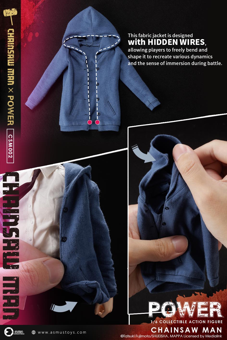 [PREORDER] Asmus Toys Power - Chainsaw Man 1/6 Collectible Figure