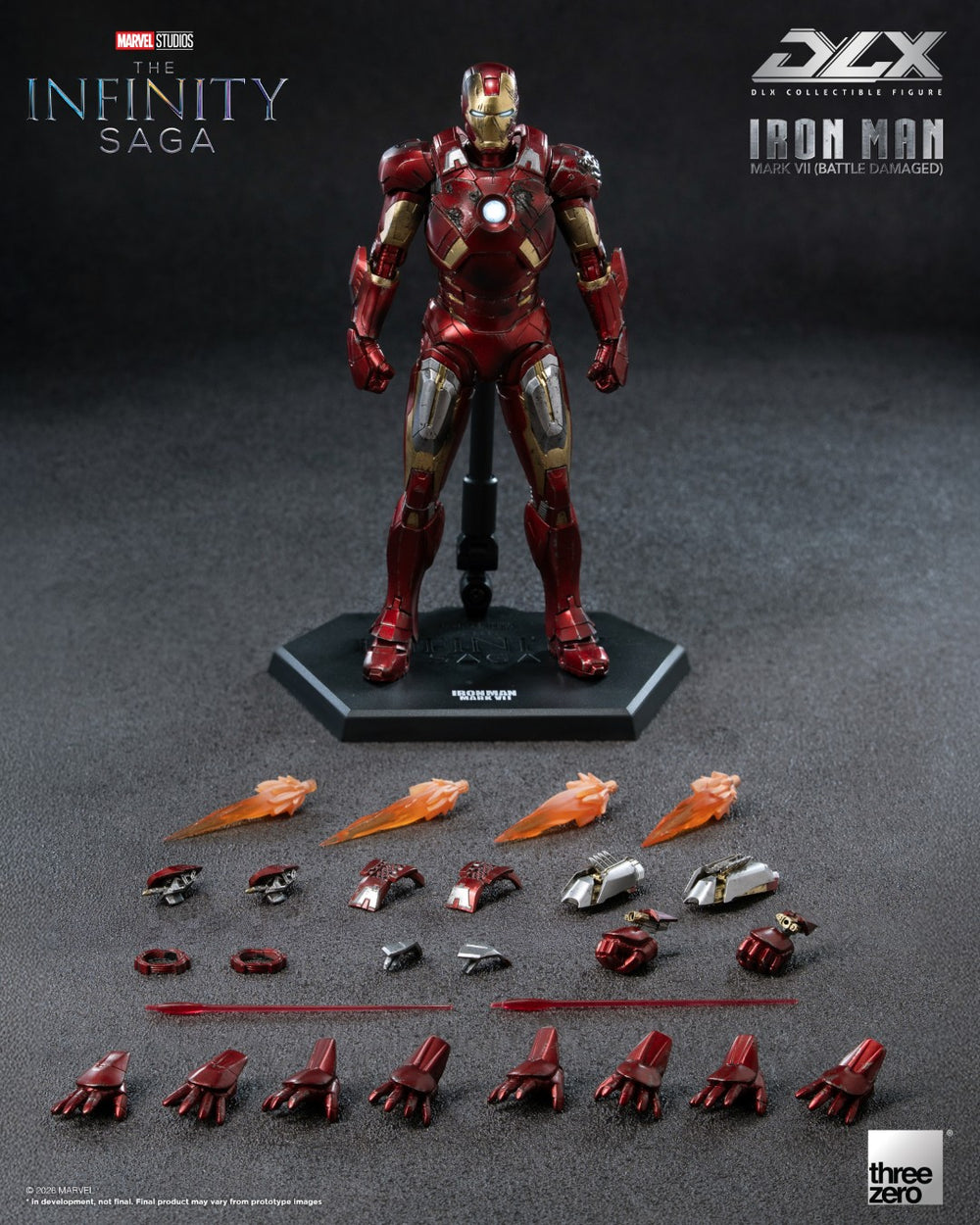 DLX Iron Man Mark 7 (Battle Damaged) - The Infinity Saga
