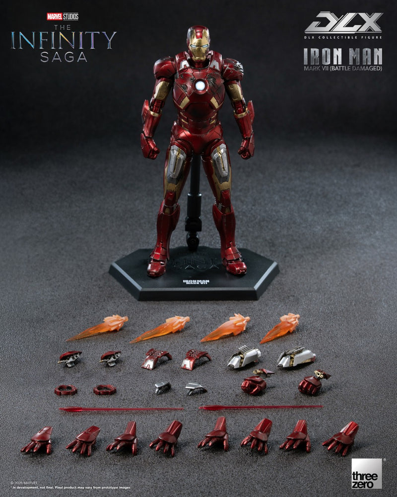 DLX Iron Man Mark 7 (Battle Damaged) - The Infinity Saga
