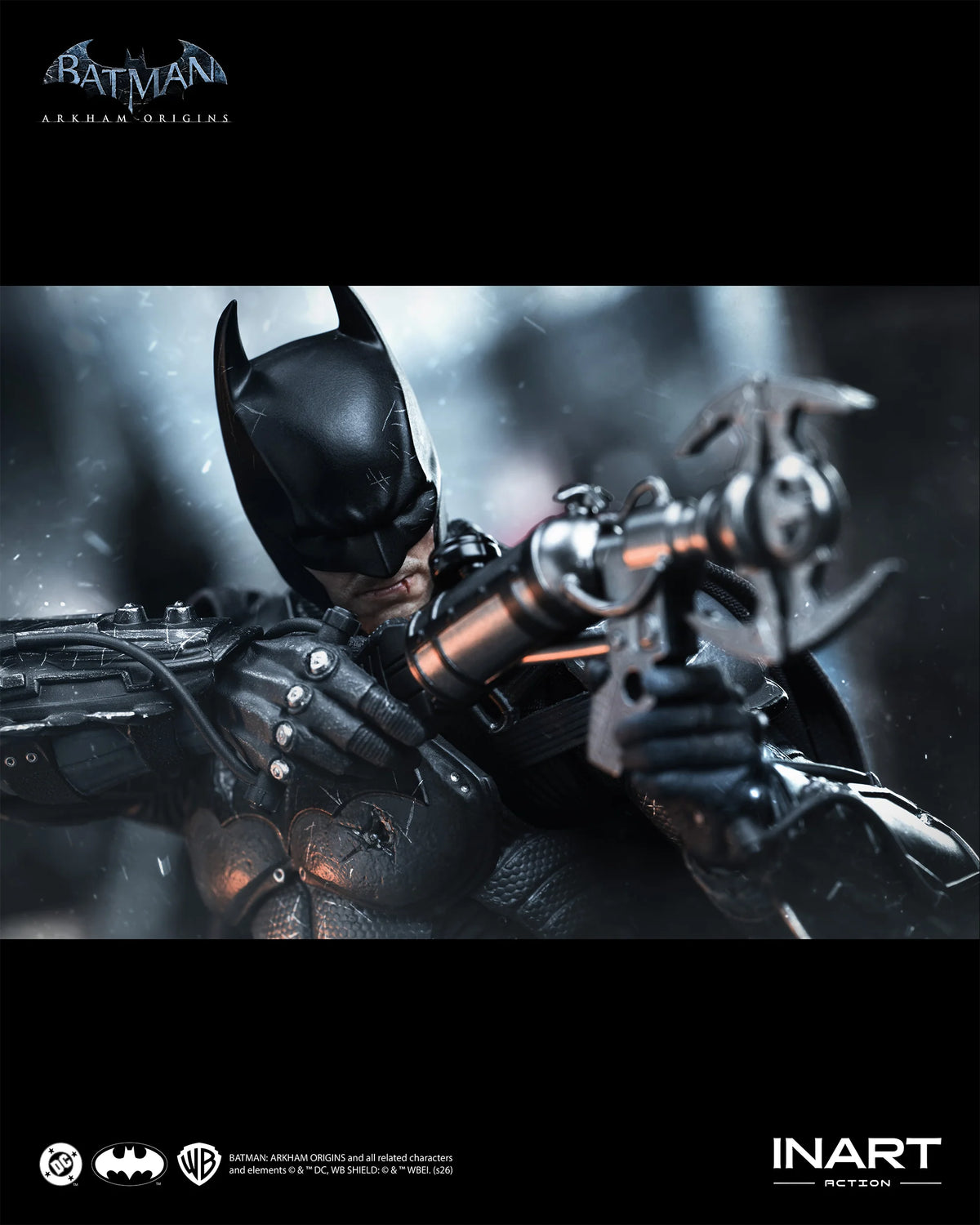 [PREORDER] INART Action Batman: Arkham Origins (Battle Damaged Version)