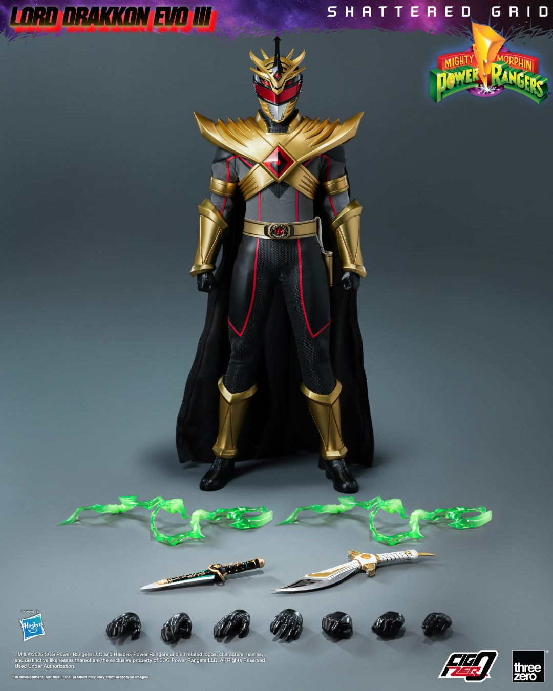 Evox Rangers FigZero 1/6 Lord Drakkon Evo III - Power Rangers Shattered Grid