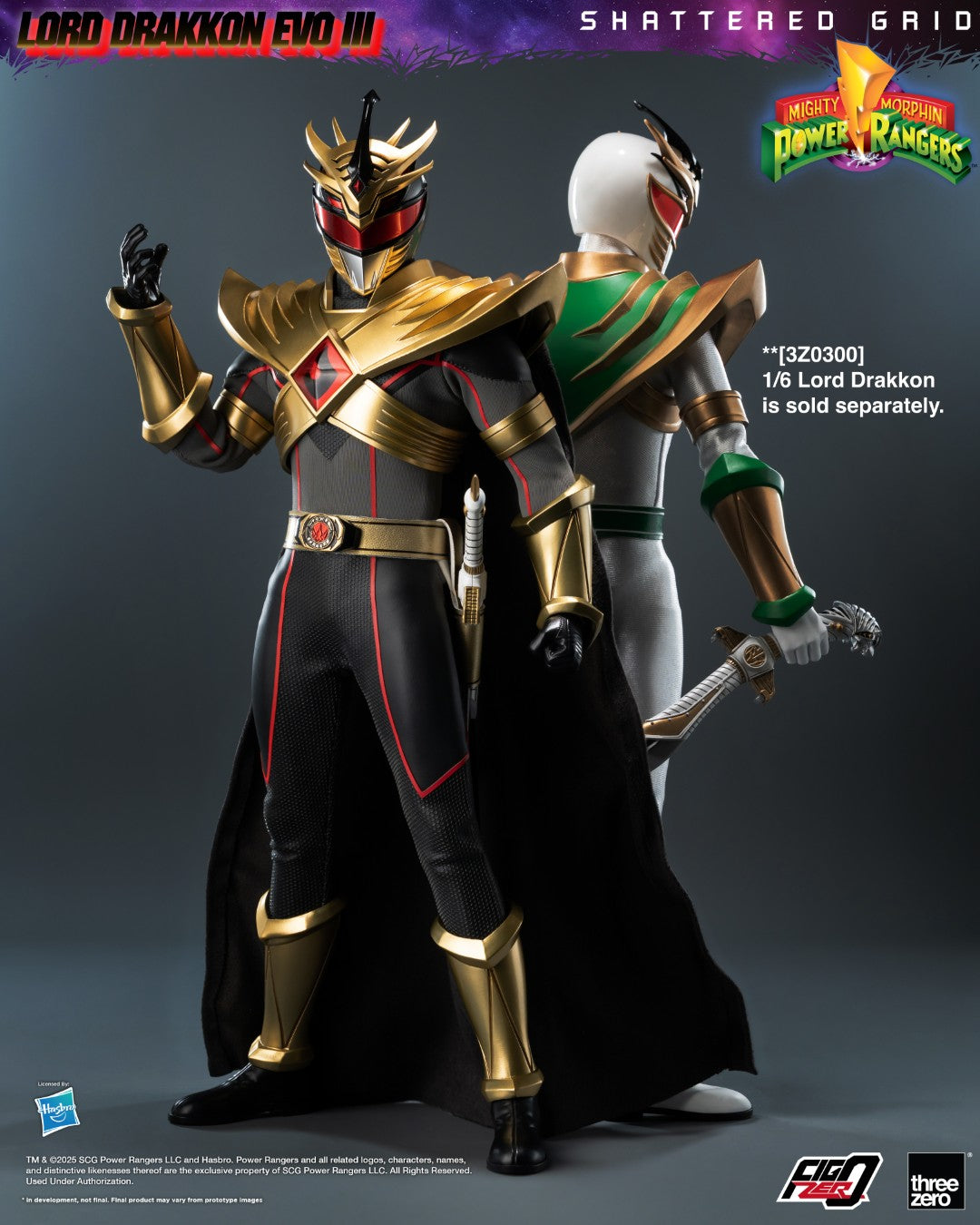 Evox Rangers FigZero 1/6 Lord Drakkon Evo III - Power Rangers Shattered Grid