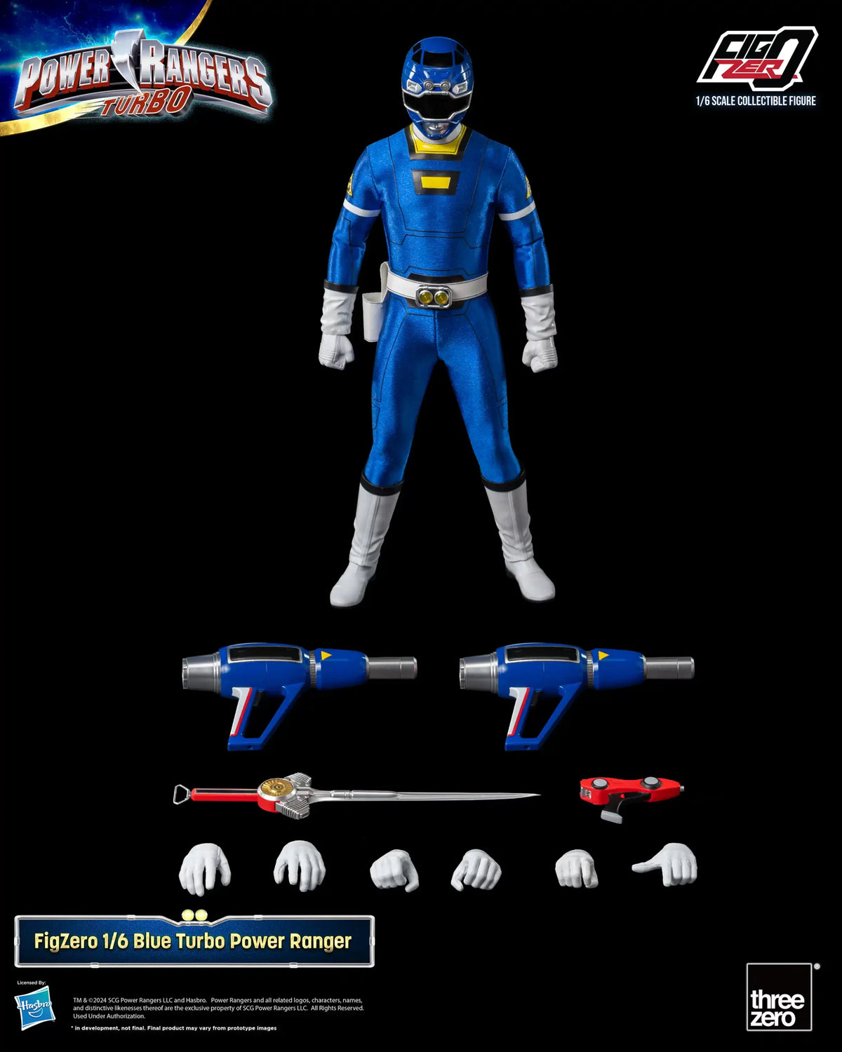 [PREORDER] FigZero Blue Turbo Ranger - Power Rangers Turbo 1/6 Scale Figure