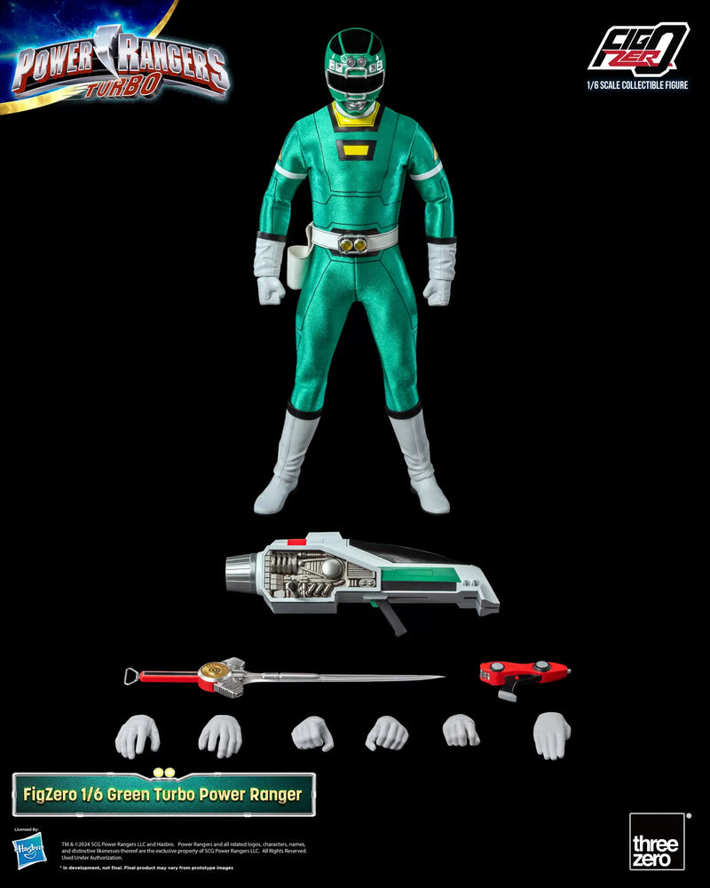 Power Rangers Figzero FigZero Green Turbo Ranger - Power Rangers Turbo 1/6 Scale Figure