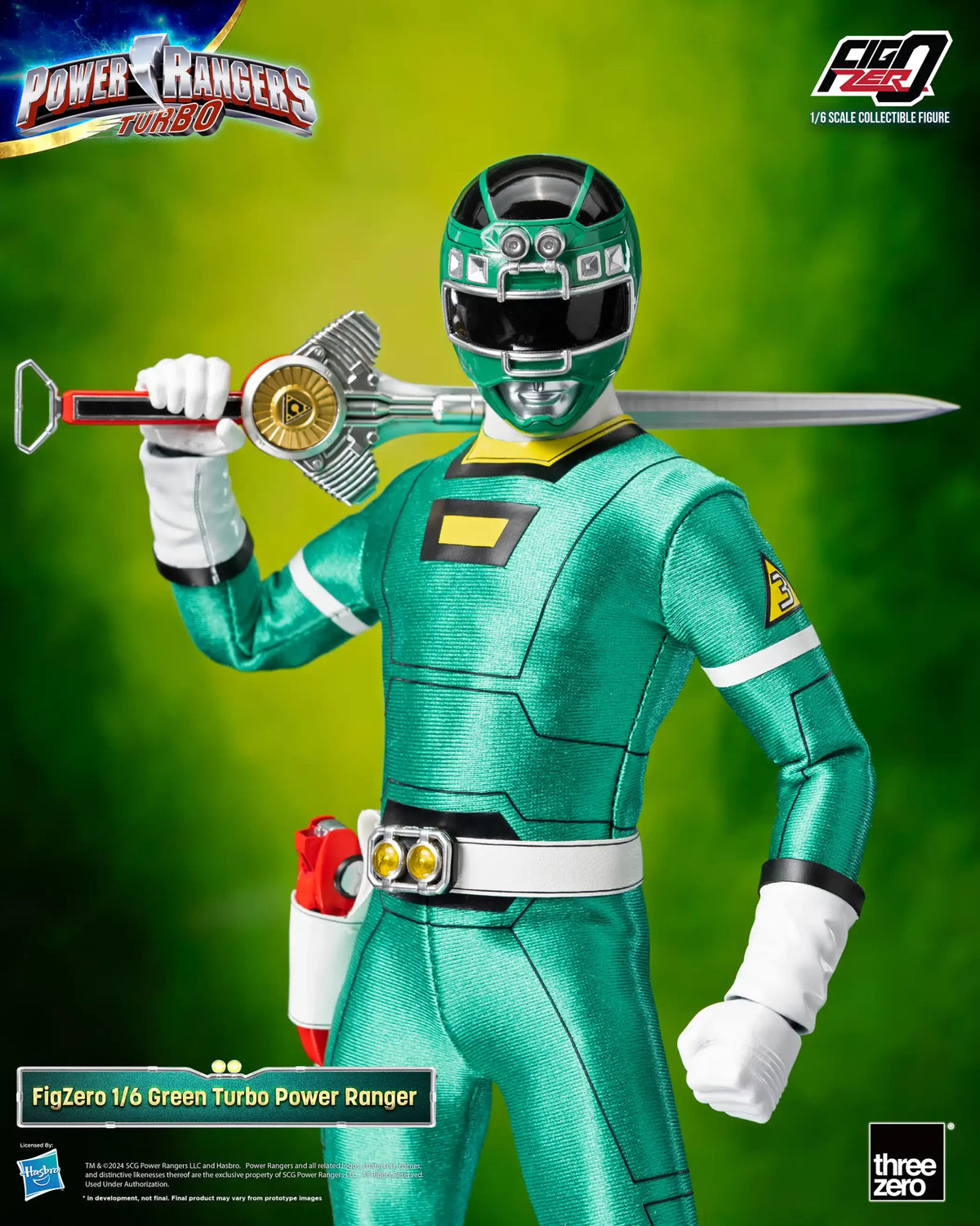 [PREORDER] FigZero Green Turbo Ranger - Power Rangers Turbo 1/6 Scale Figure