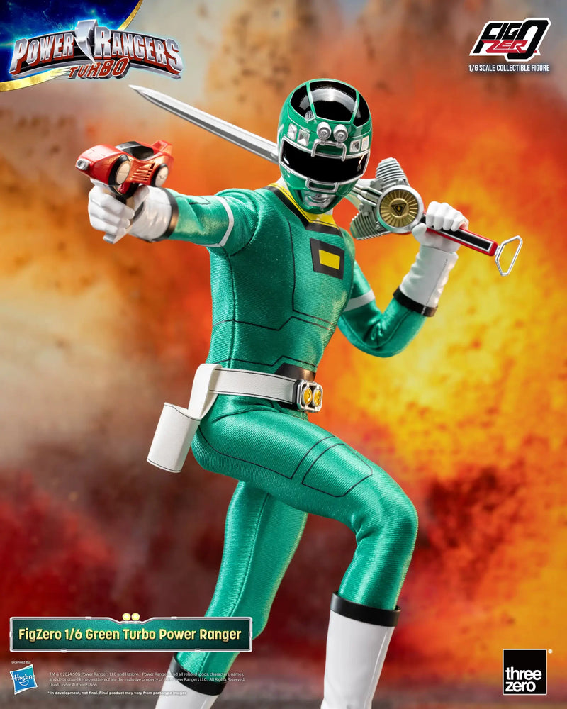 Power Rangers Figzero FigZero Green Turbo Ranger - Power Rangers Turbo 1/6 Scale Figure